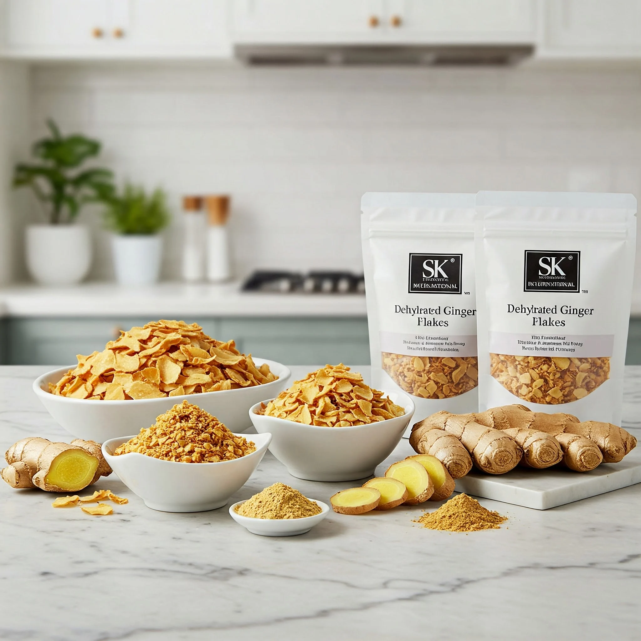 Dehydrated Ginger Products